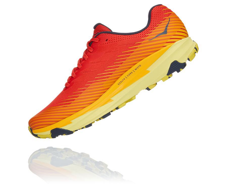 Hoka One One Trailove Tenisky Panske Červené - Torrent 2 - 34190-HFQA